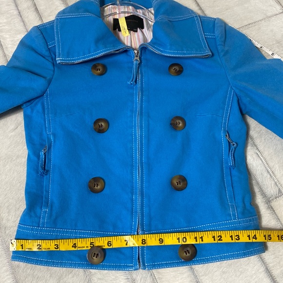 REDUCED!!BCBG MaxAzria periwinkle blue casual jacket! Size XXS - Picture 10 of 17